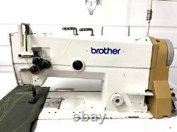 Brother Lt2 2 Needle Feed 1/4 Reverse Head Only Industrial Sewing Machine