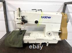Brother Lt2 2 Needle Feed 1/4 Reverse Head Only Industrial Sewing Machine