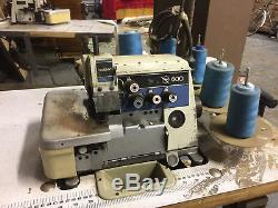 Brother Ma4-b661 3/5 Thread Overlock Industrial Sewing Machine Used