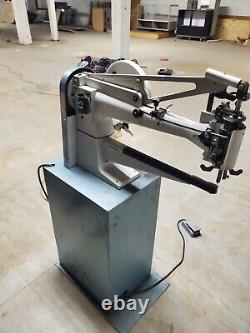 CLAES 8346-20 INDUSTRIAL SEWING MACHINE withSTAND PATCHING LEATHER SHOES ETC