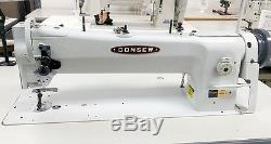 CONSEW 206RBL-18 Long Arm Single Needle Walking Foot Sewing Machine 4 Upholstery