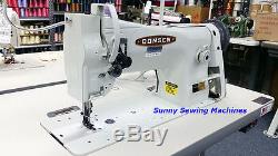 CONSEW 206RB-5 Leather Sewing Machine Fully Assembled with Servo Motor NEW