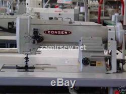 CONSEW 2 NEEDLE WALKING FOOT SEWING MACHINES 339RB-4 Head Only 1/4