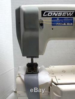 CONSEW 4022-1 Chainstitch 2-Needle Industrial Banding Sewing Machine Head Only