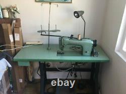 CONSEW HEAVY DUTY INDUSTRIAL SEWING MACHINE MODEL 220 With TABLE