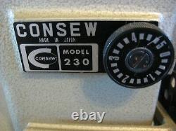 CONSEW HEAVY DUTY INDUSTRIAL SEWING MACHINE MODEL 230 With TABLE