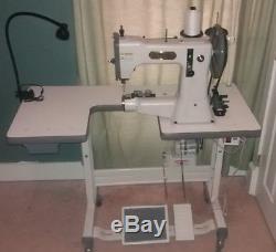 COWBOY CB3200 Industrial Walking Foot Sewing Machine with TABLE & SERVO MOTOR