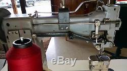 Chandler 55 Post Bed Double Needle Split Bar Industrial Sewing Machine 6 Post
