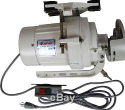 Clutch Motor Industrial Sewing Machine High Speed 1/2 HP 3450 RPM+ Free Led Lamp