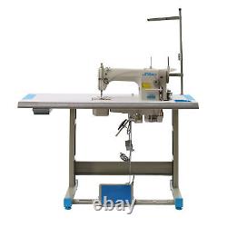 Commercial Lockstitch Sewing Machine 550W Motor with Stand Industrial Sewing
