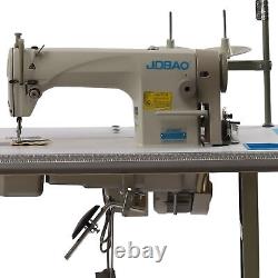 Commercial Lockstitch Sewing Machine 550W Motor with Stand Industrial Sewing