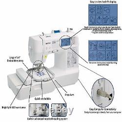 Computerized Sewing Machine Heavy Duty Brother Embroidery Stitch Home Industrial