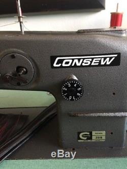 Consew 201r Walking Foot Comercial/industrial Heavy Duty Sewing Machine