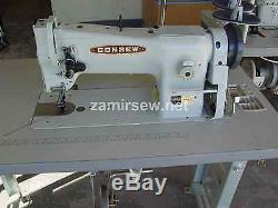 Consew 206RB5 Industrial Sewing Machine Walking Foot With 3/4 HP Servo Motor