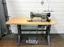 Consew 206-rb Walking Foot Large Bobbin 110v Servo Industrial Sewing Machine