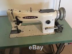 Consew 206rb-4 Walking Foot Big Bobbin 110v Leather Industrial Sewing Machine