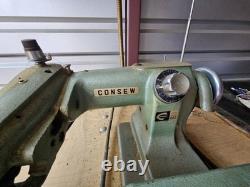 Consew 222 Industrial Sewing Machine Head Single Head 1-Needle Mechanical Lock