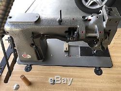 Consew 226R-2 Industrial Commercial Sewing Machine with Table and Servo Motor