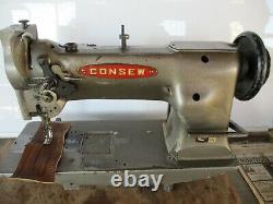 Consew 226 walking foot industrial sewing machine with reverse