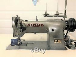 Consew 226r-1 Walking Foot +reverse 110v Servo Industrial Sewing Machine