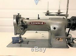 Consew 226r-1 Walking Foot +reverse 110v Servo Industrial Sewing Machine