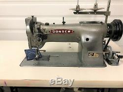 Consew 226r-1 Walking Foot +reverse 110v Servo Industrial Sewing Machine