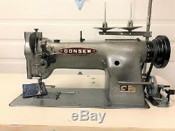 Consew 226r-1 Walking Foot +reverse 110v Servo Industrial Sewing Machine