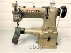 Consew 227r Cylinder Bed Walking Foot Reverse 110 Volt Industrial Sewing Machine