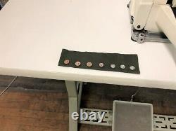 Consew 241-1k 2 Or 4 Hole Button Sewer 110 Volt Industrial Sewing Machine