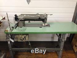 Consew 255-rbl 18-inch Longbed Walking Foot 110v Servo Industrial Sewing Machine