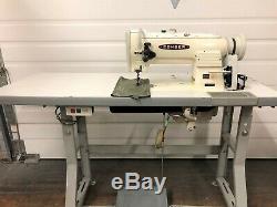 Consew 255rb-2 Walking Foot Big Bobbin +rev 110v Servo Industrial Sewing Machine