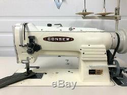 Consew 255rb-2 Walking Foot Big Bobbin +reverse 110v Industrial Sewing Machine