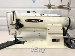 Consew 255rb-2 Walking Foot Big Bobbin +reverse 110v Industrial Sewing Machine