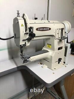 Consew 277R-3, small cylinder industrial sewing machine with Servo Drive