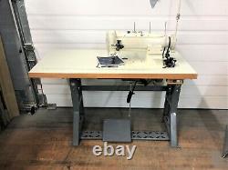 Consew 339rb-2 Two Needle Walking Foot 3/8 110v Rev Industrial Sewing Machine