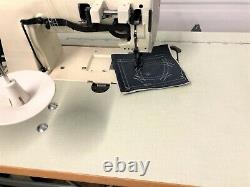 Consew 339rb-2 Two Needle Walking Foot 3/8 110v Rev Industrial Sewing Machine