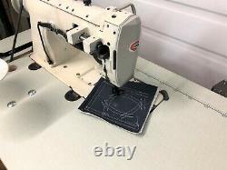 Consew 339rb-2 Two Needle Walking Foot 3/8 110v Rev Industrial Sewing Machine