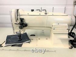 Consew 339rb-2 Two Needle Walking Foot 3/8 110v Rev Industrial Sewing Machine