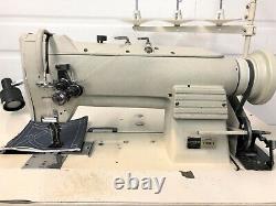 Consew 339rb-3 Two Needle 1/2 Walking Foot Rev 110v Industrial Sewing Machine