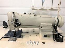 Consew 339rb-3 Two Needle 1/2 Walking Foot Rev 110v Industrial Sewing Machine