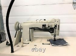 Consew 339rb-3 Two Needle 1/2 Walking Foot Rev 110v Industrial Sewing Machine