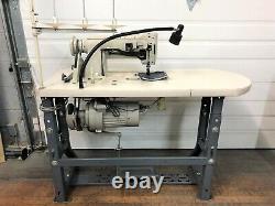 Consew 339rb-3 Two Needle 1/2 Walking Foot Rev 110v Industrial Sewing Machine