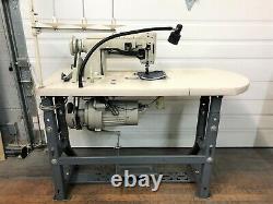 Consew 339rb-3 Two Needle Walking Foot 1/2 110v Rev Industrial Sewing Machine