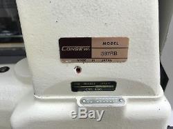 Consew 387 RB Twin Needle, WALKING FOOT, cylinder arm sewing machine