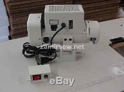 Consew 7360rh Single Needle Industrial Sewing Machine New Complete &servo Motor