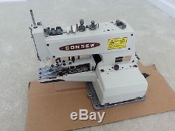 Consew Button Sewing Machine 241 1K Juki 373 Industrial Attachments Motor