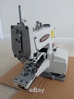 Consew Button Sewing Machine 241 1K Juki 373 Industrial Attachments Motor