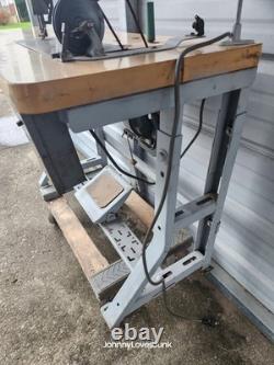 Consew Commercial Sewing Machine On Industrial Base Complete Works Ready2Use Consew Commercial Sewing Machine On Industrial Base Complete Works Ready2Use