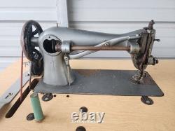 Consew Commercial Sewing Machine On Industrial Base Complete Works Ready2Use