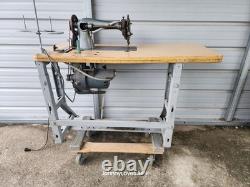 Consew Commercial Sewing Machine On Industrial Base Complete Works Ready2Use